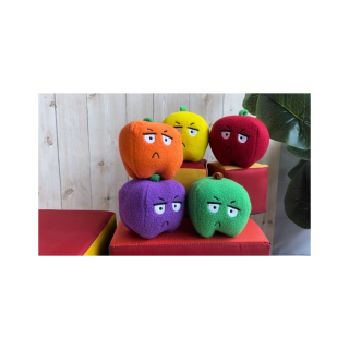 _Adorable face emotion stuffed fruits and spiders set_01